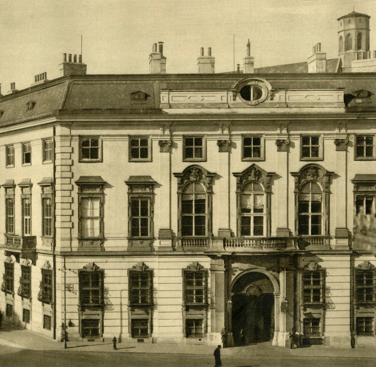 Forbundskansleriet, Ballhausplatz, Wien, Østerrike, c1935. av Unbekannt