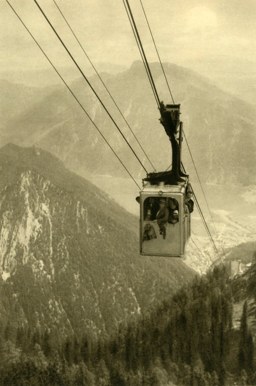 Feuerkogel-taubanen, Øvre Østerrike, c1935. av Unbekannt
