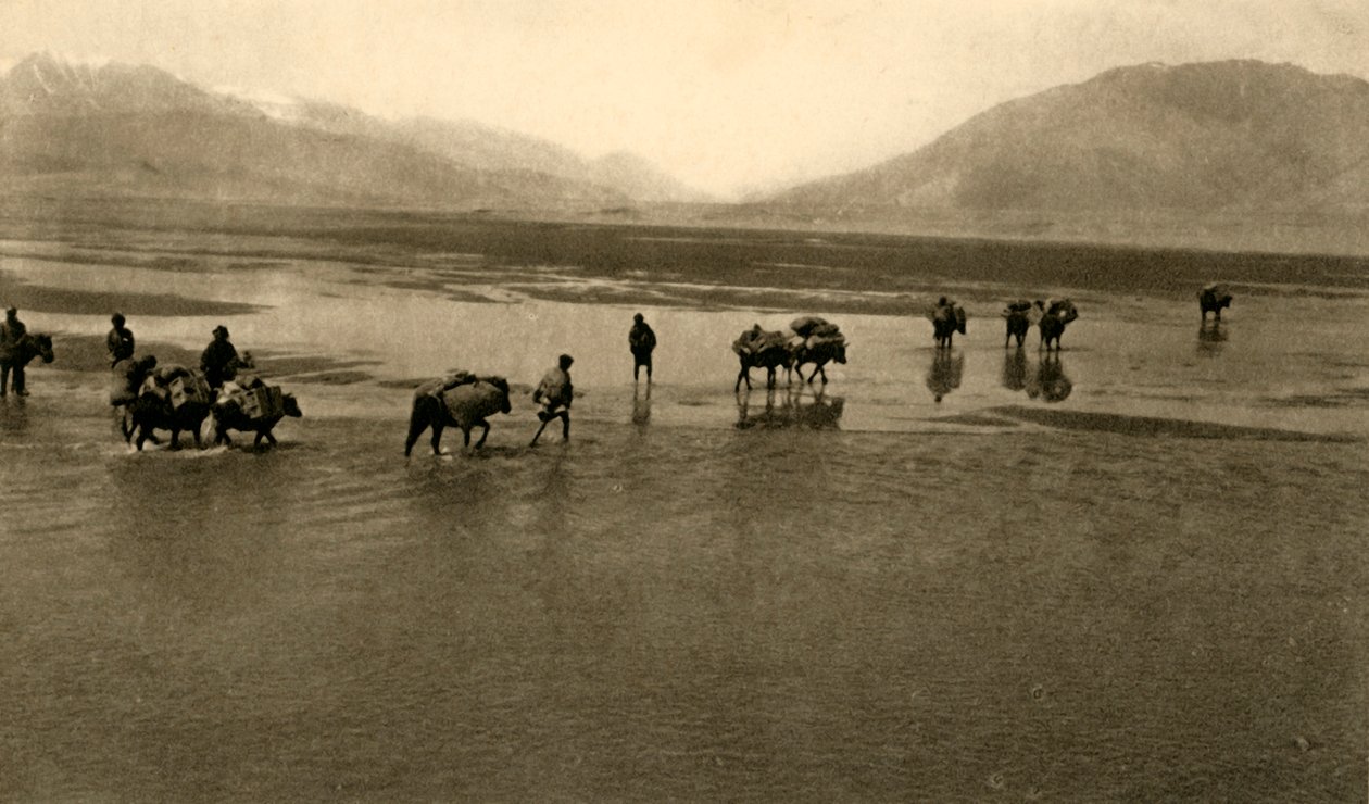 Den første utsikten over Mount Everest, c1918-c1939. av Unbekannt