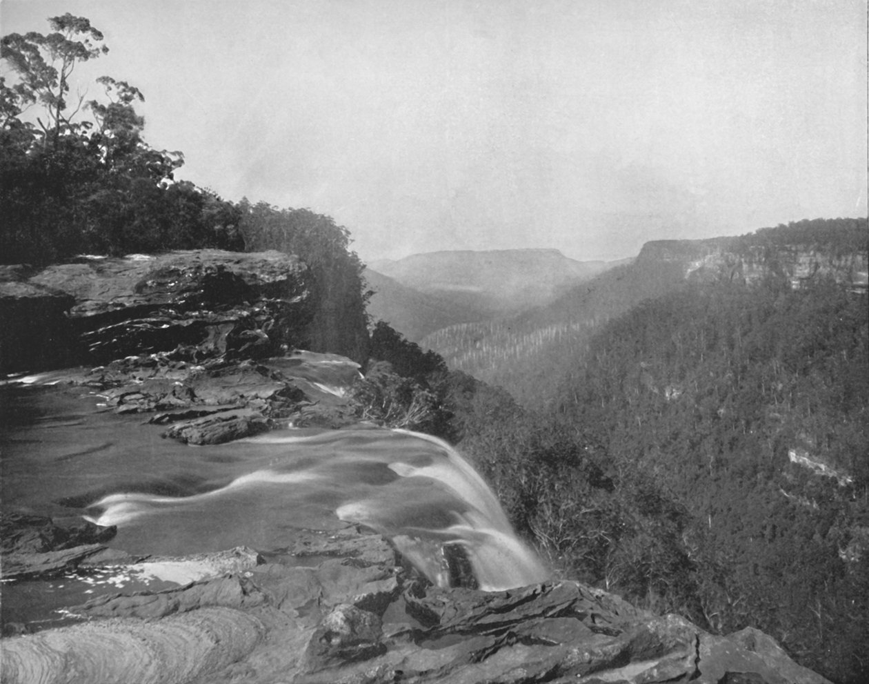 Fitzroy Falls, 1800-tallet av Unbekannt