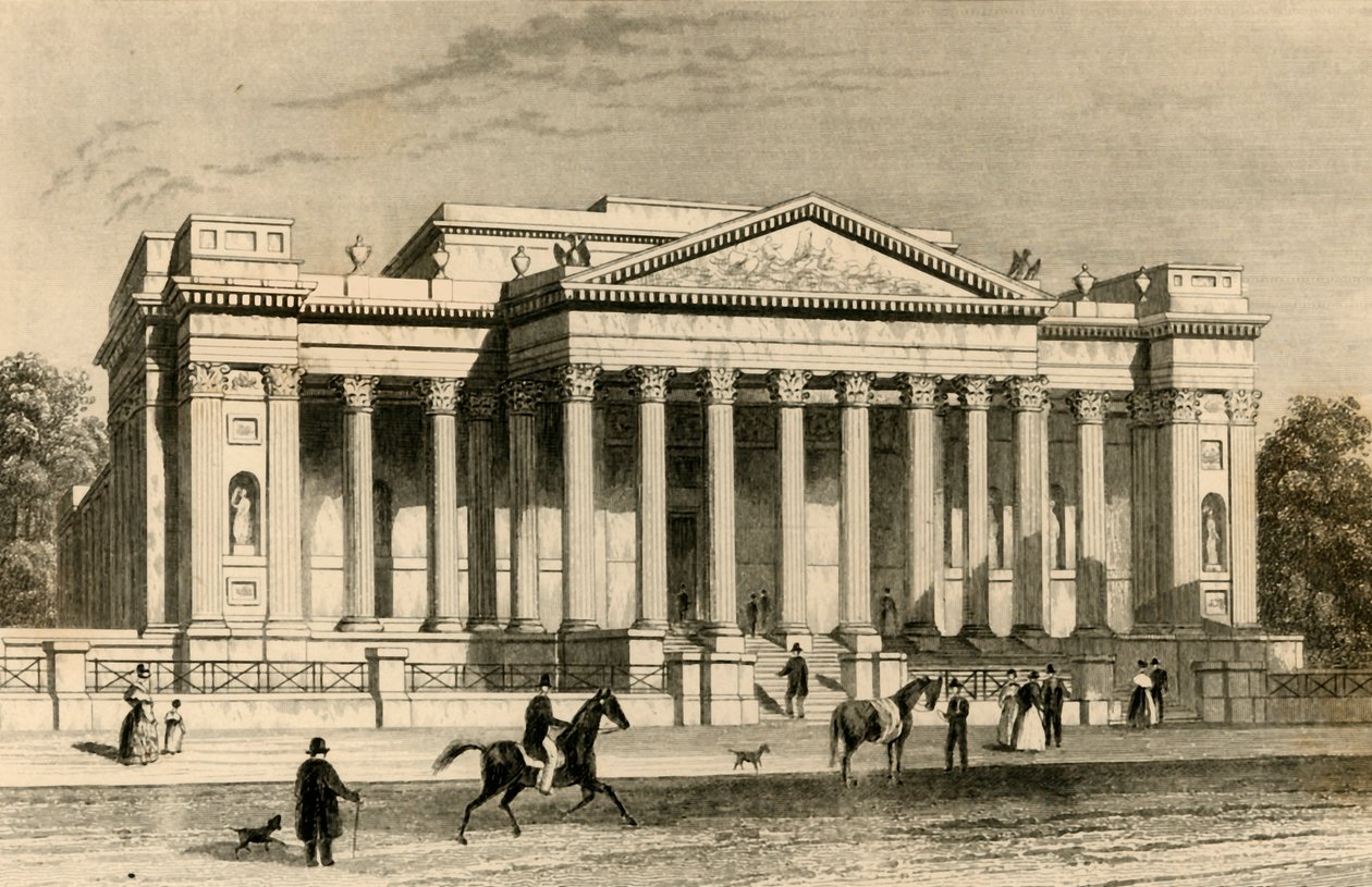 Fitzwilliam-museet, Cambridge, c1835. av Unbekannt