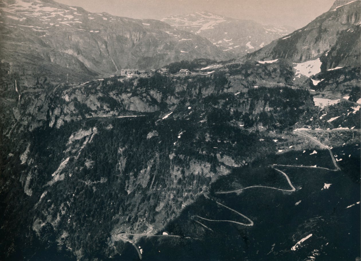 Flaamdalen, med utsikt mot Vatnehalsen, 1914. av Unbekannt