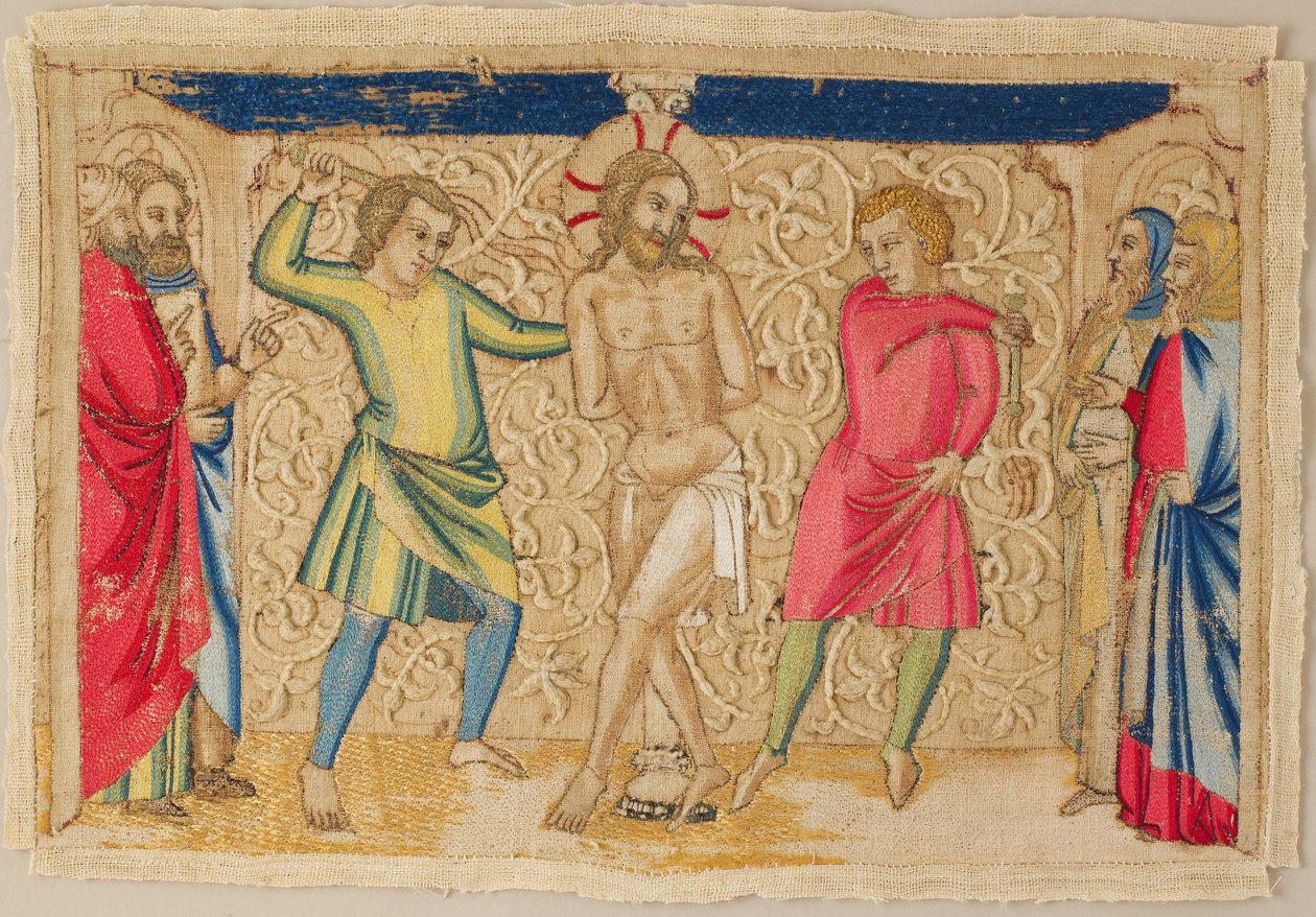 The Flagellation, italiensk, midten av 1300-tallet. av Unbekannt