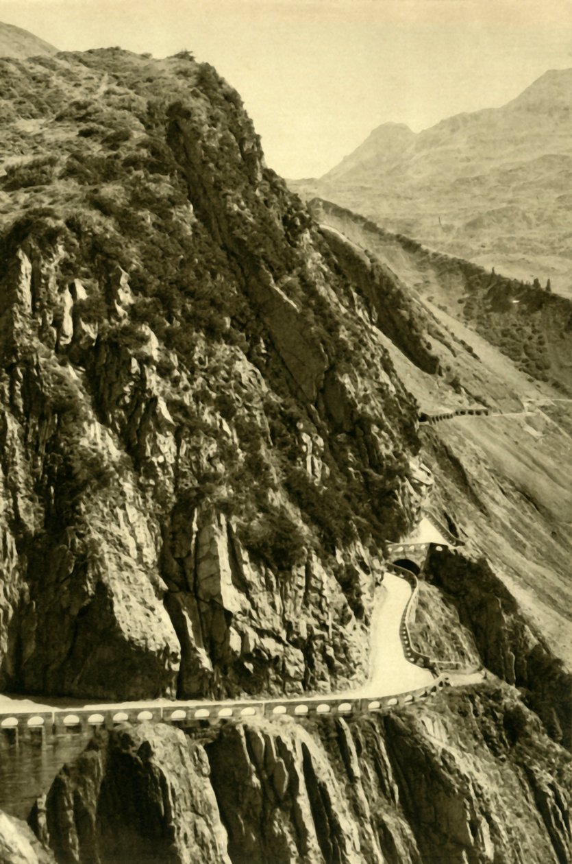Flexen Pass, Vorarlberg, Østerrike, c1935. av Unbekannt