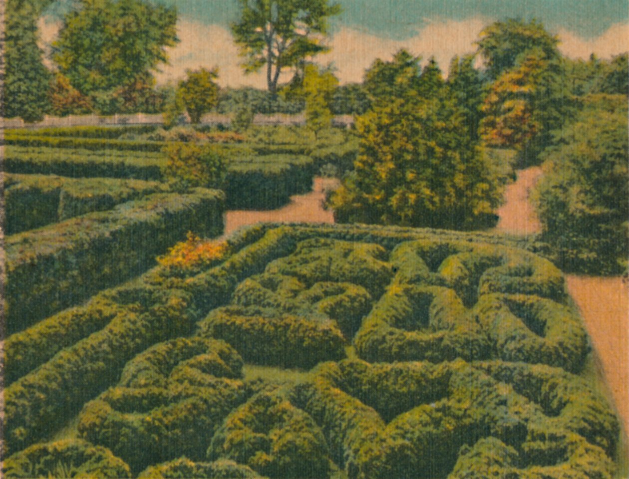 Blomsterhagen, generell utsikt, 1946 av Unbekannt