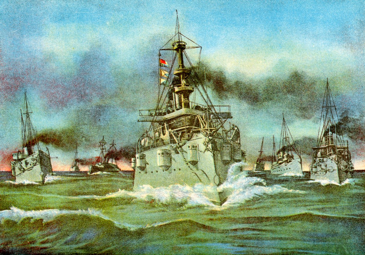 Den flygende skvadronen, spansk-amerikansk krig, 1898 av Unbekannt