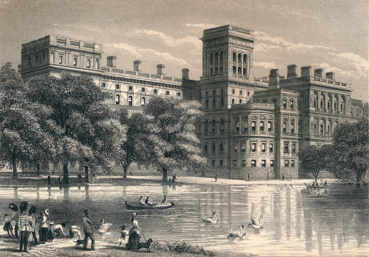 Utenrikskontoret, Westminster, London, c1850 1878 av Unbekannt