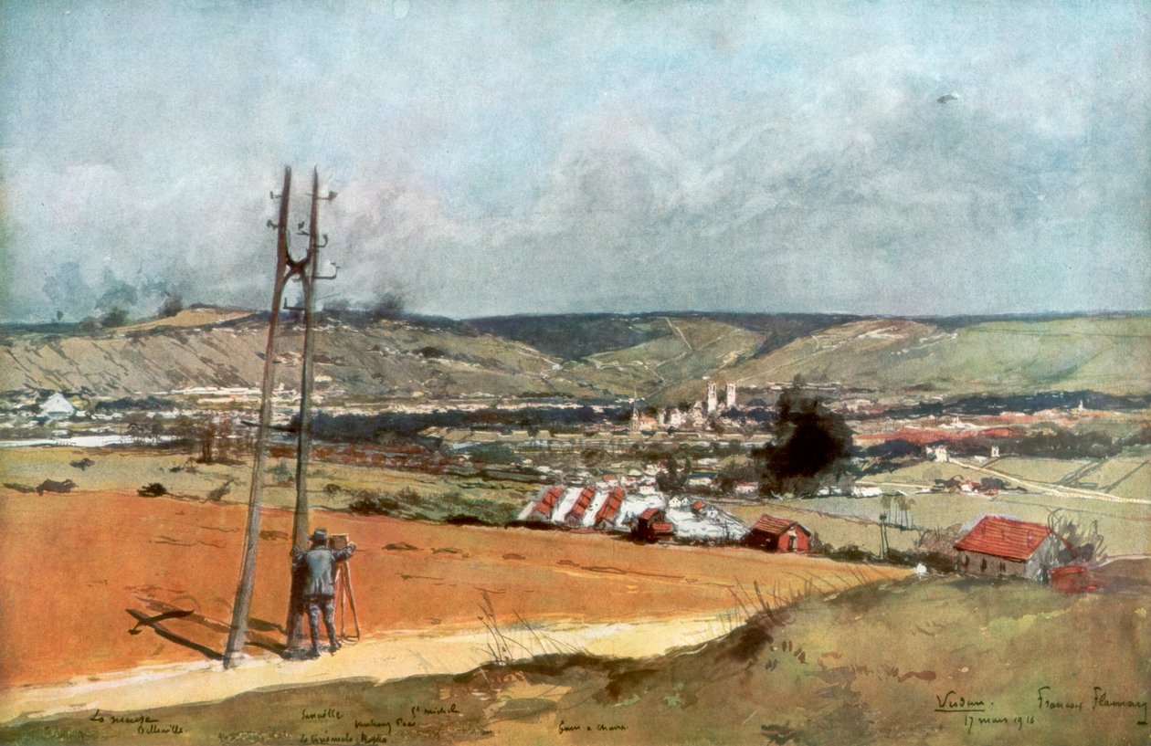 Fortene i Chaume, Verdun, Frankrike, 19. mars 1916, 1926 av Unbekannt