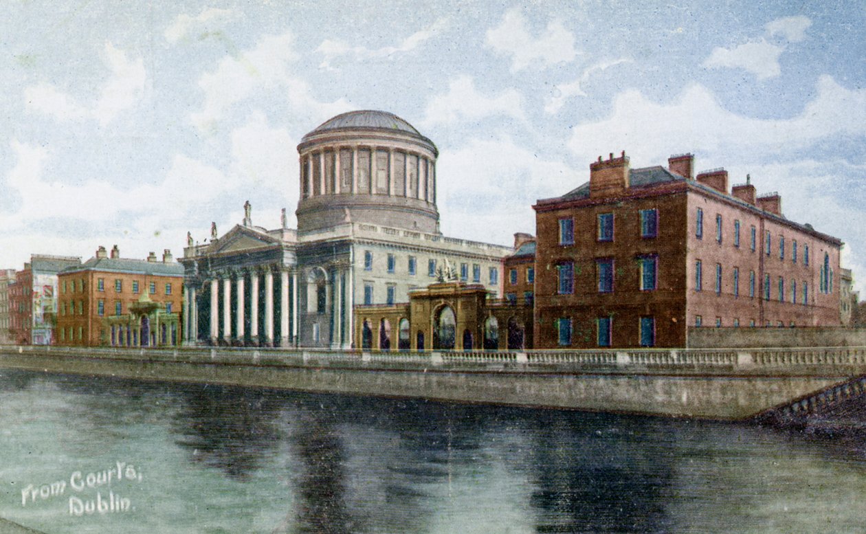 The Four Courts, Dublin, Irland, c1900-c1920s av Unbekannt