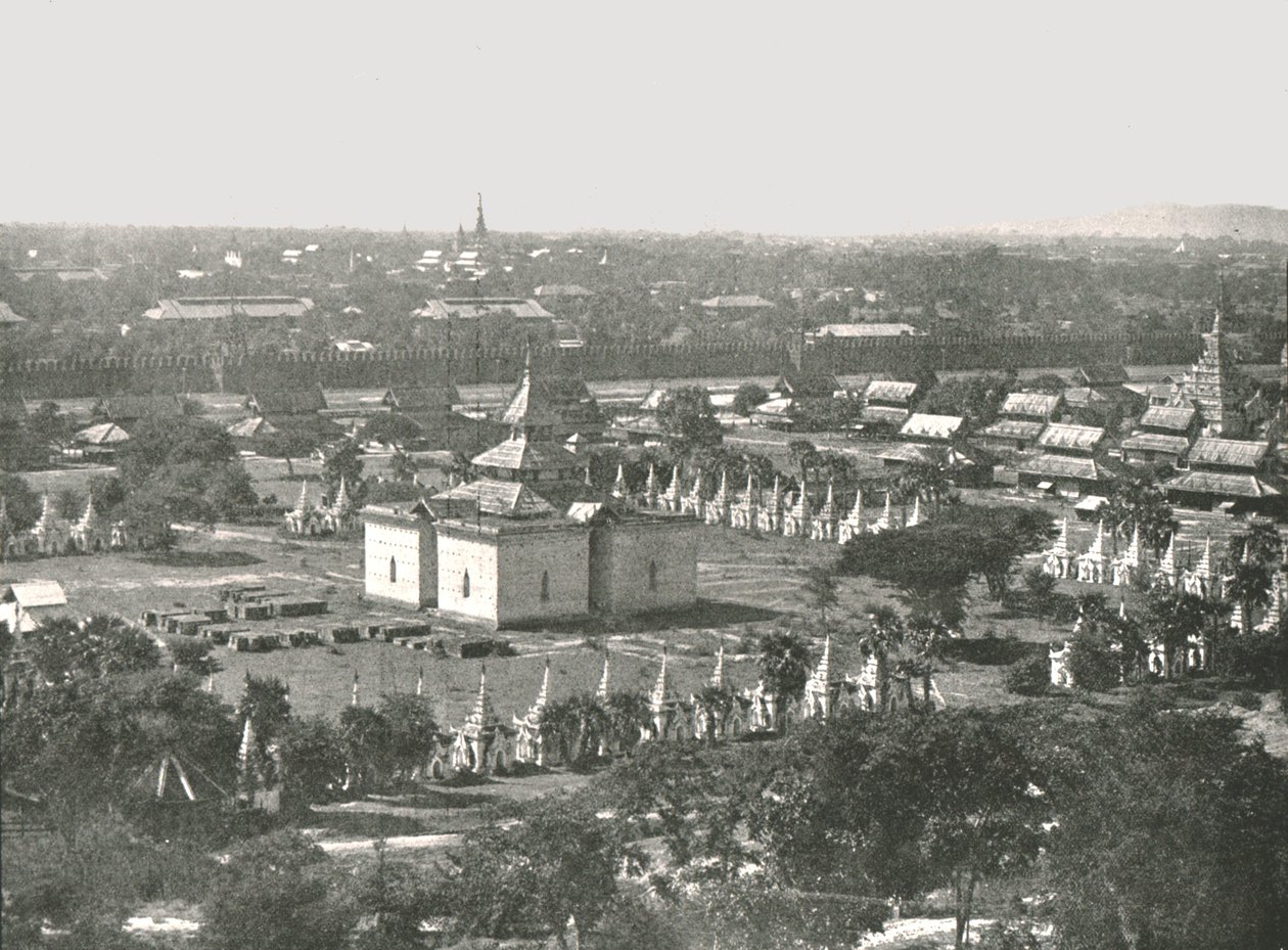 De fire hundre og femti templene, Mandalay, Burma, 1895. av Unbekannt