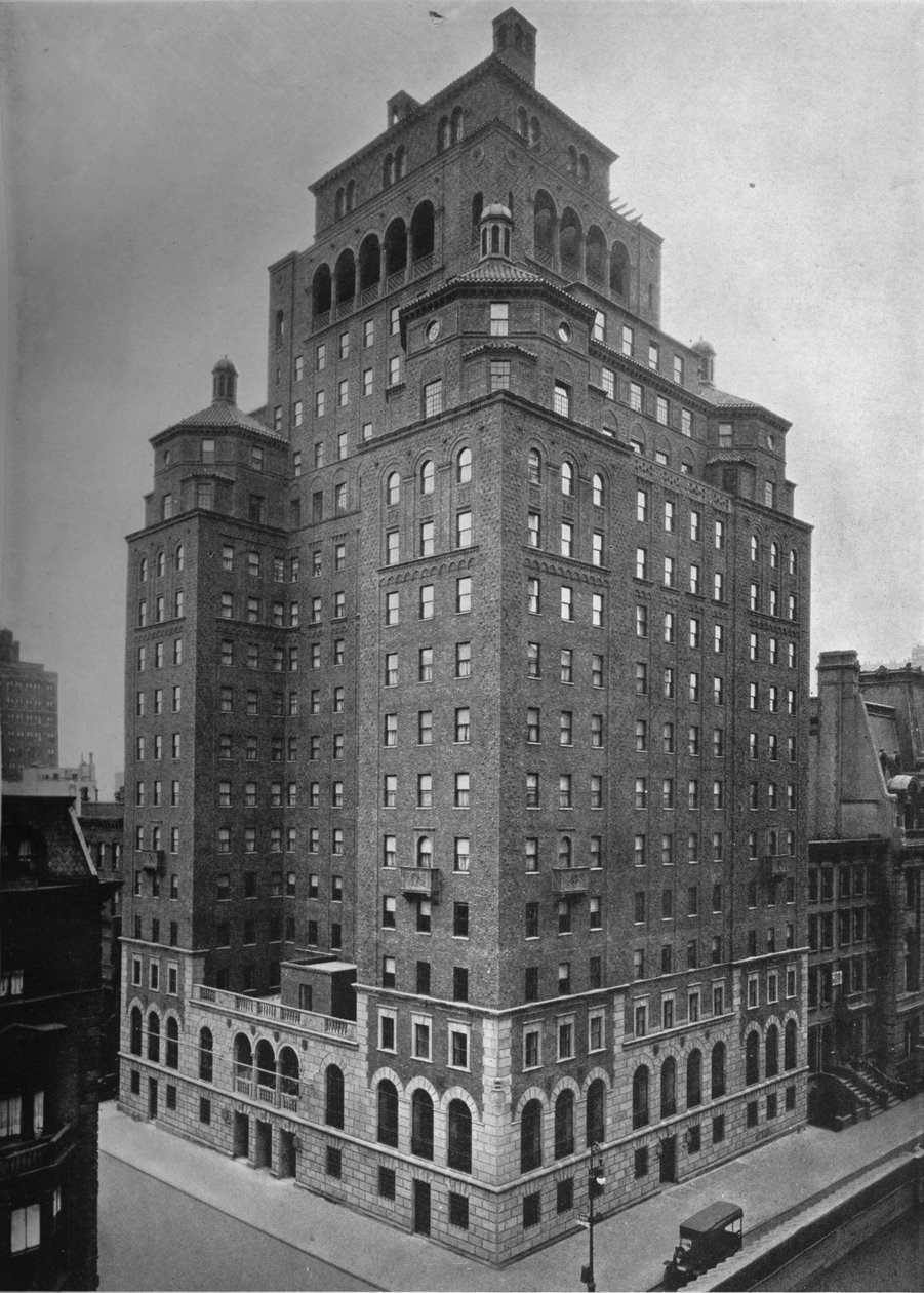 The Fraternity Clubs Building, New York City, 1924 av Unbekannt