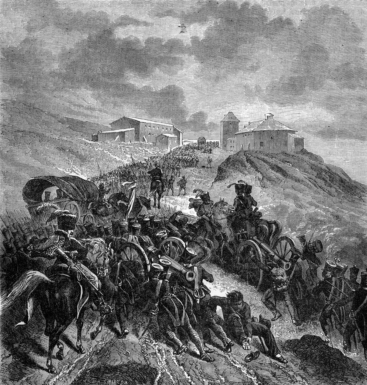 Den franske hæren krysser Sierra Guadarrama, Spania, 22.–24. september 1808 1882–1884 av Unbekannt