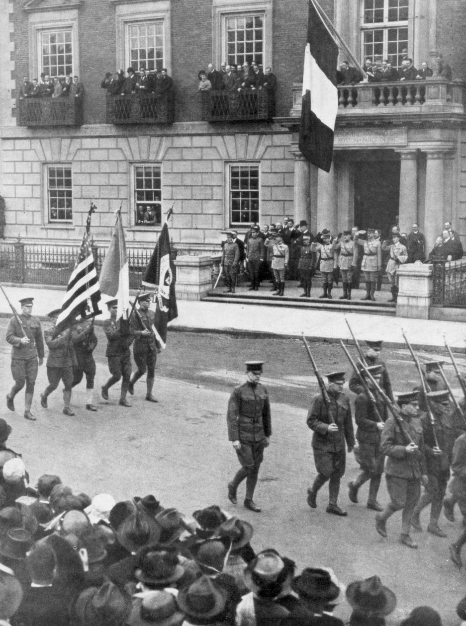 Det franske militæroppdraget til Amerika, Harvard Club, Boston, Massachusetts, USA, 1917 av Unbekannt