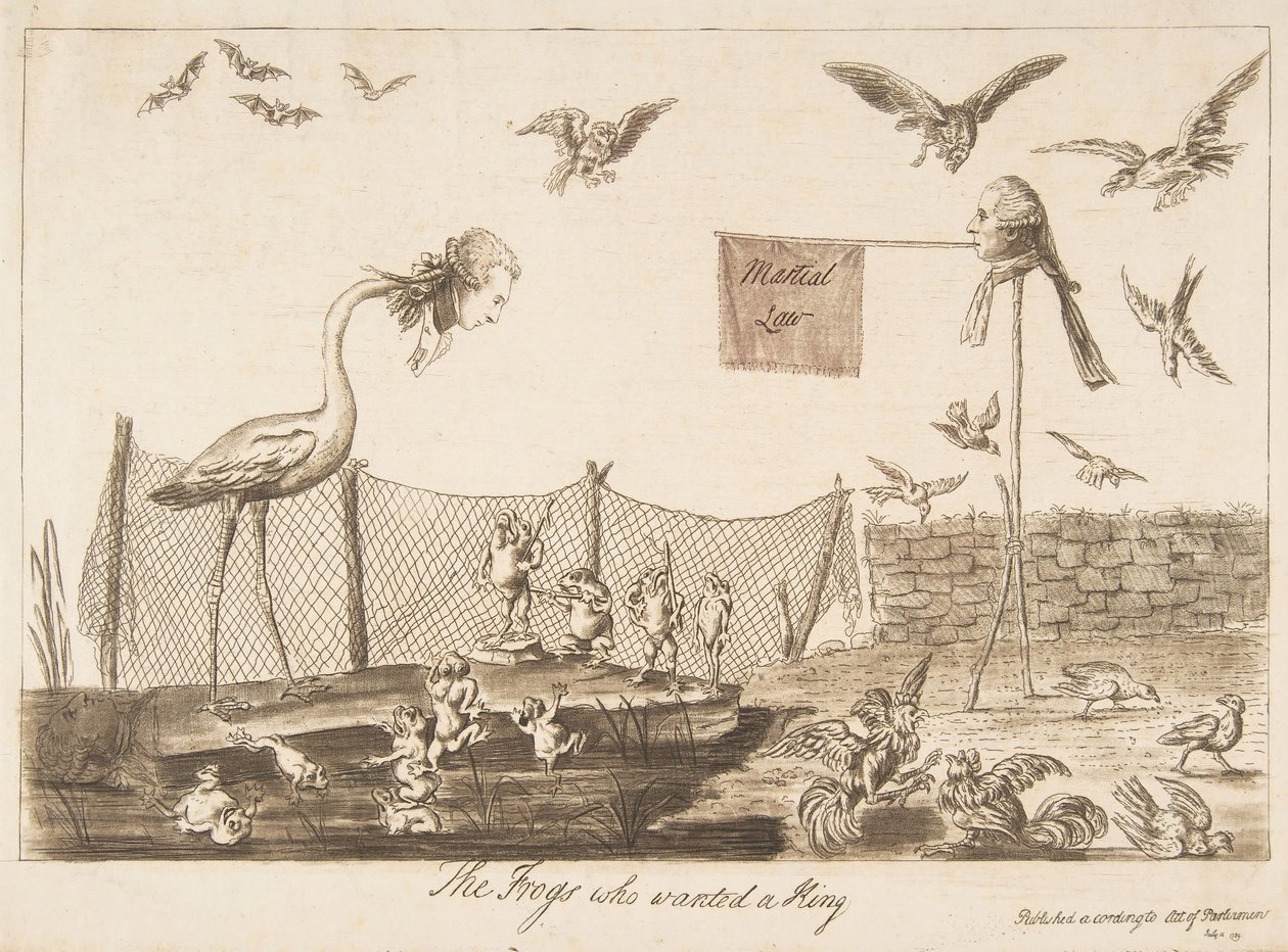 Froskene som ville ha en konge, 14. juli 1789. av Unbekannt