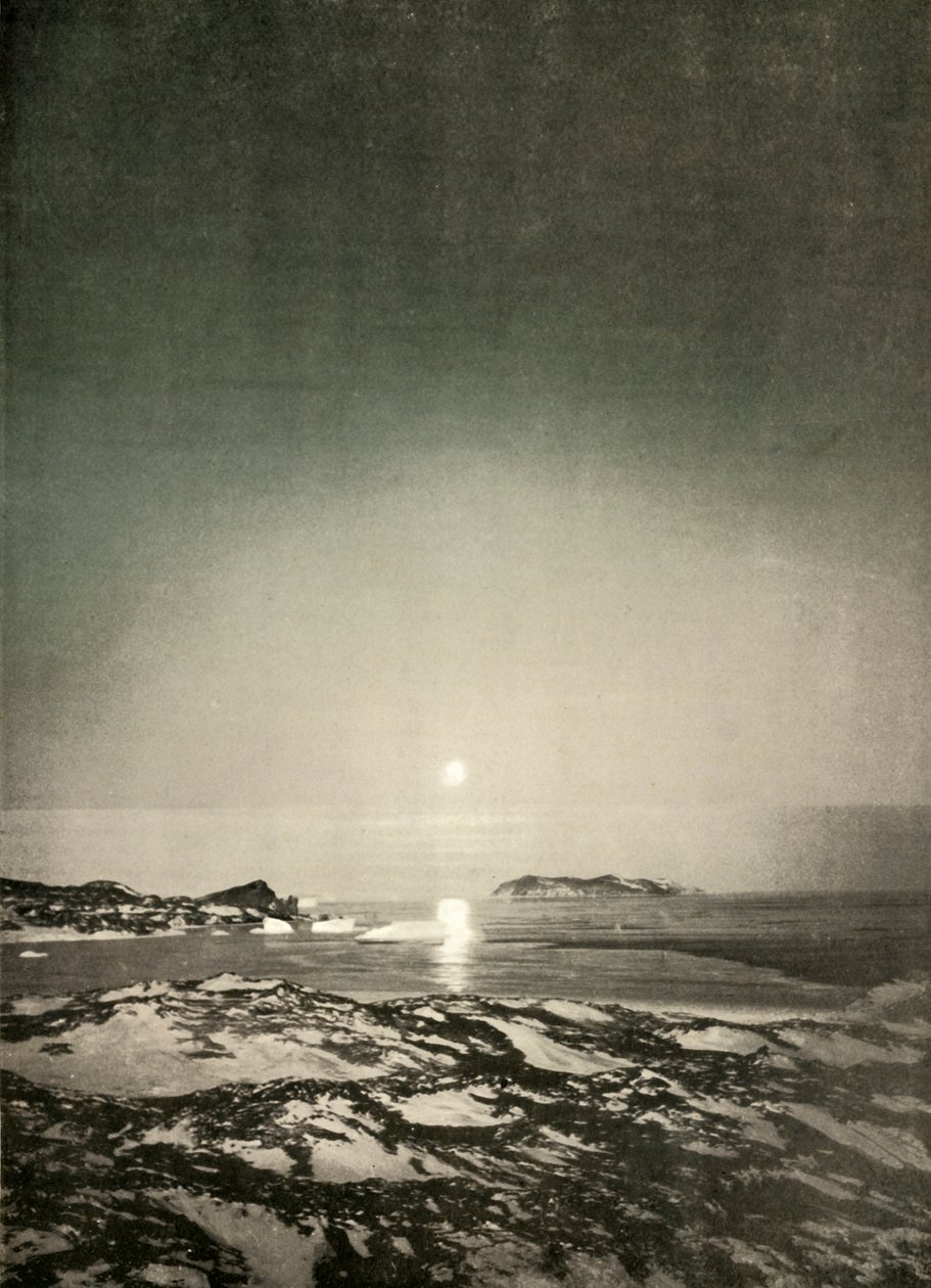 Fullmånen i høstskumringens tid, c1908, 1909. av Unbekannt