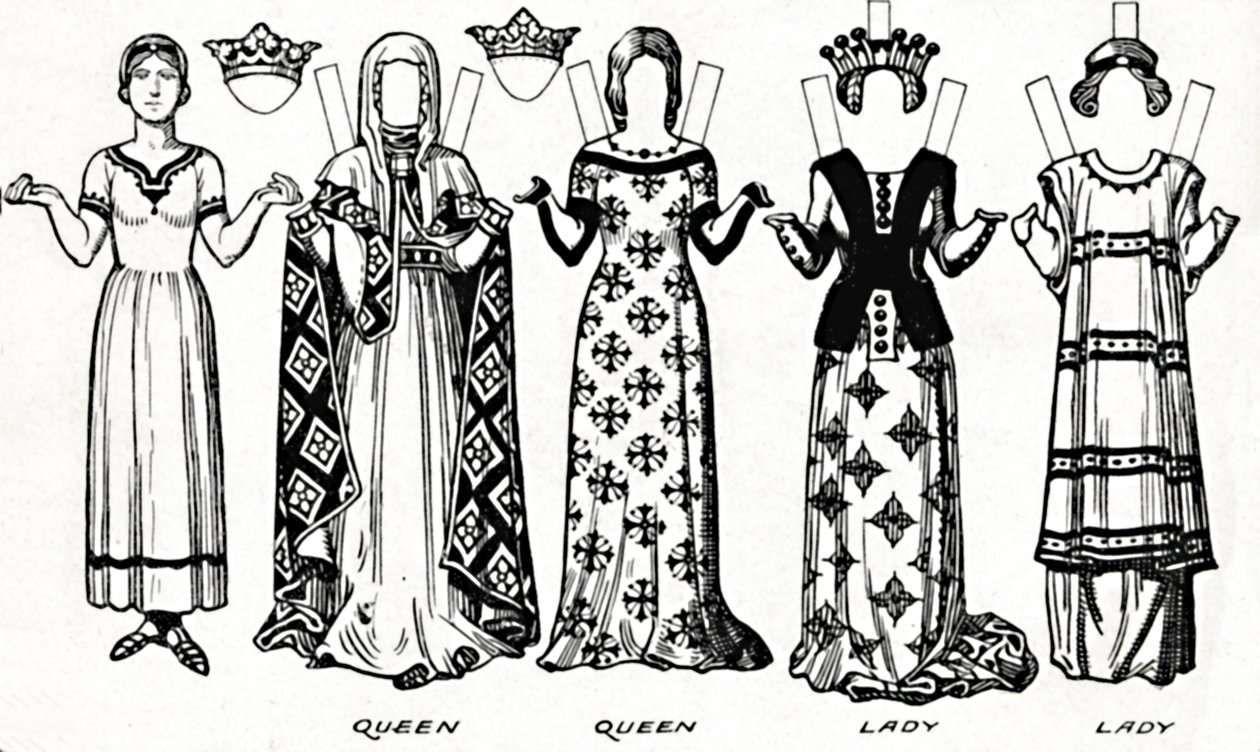 The Gallery of British Costume: Dress Worn in the Reign of the First Edward, c1934 av Unbekannt