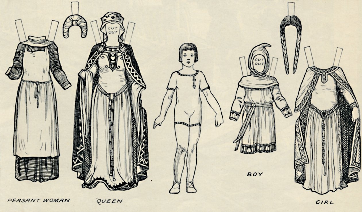 The Gallery of British Costume: The Dress People Wore i Norman Times, c1934 av Unbekannt