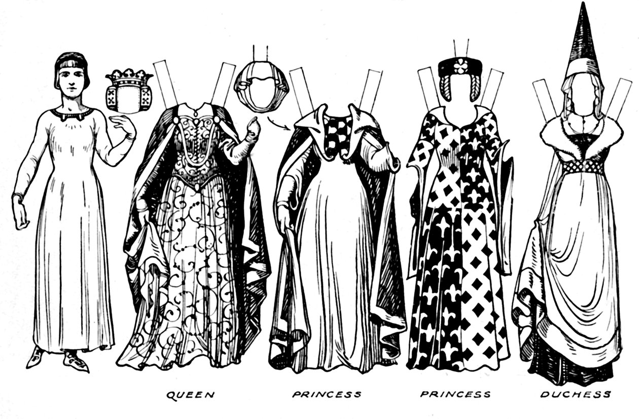 The Gallery of Costume: In the Days of the Second and Third Edwards, c1934 av Unbekannt