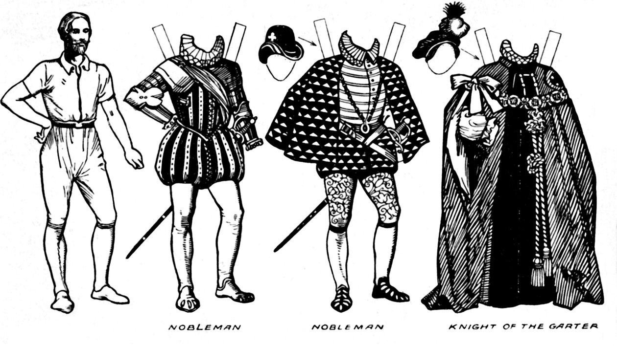The Gallery of Historic Costume: Noen av kjolene slitt i Elizabeth