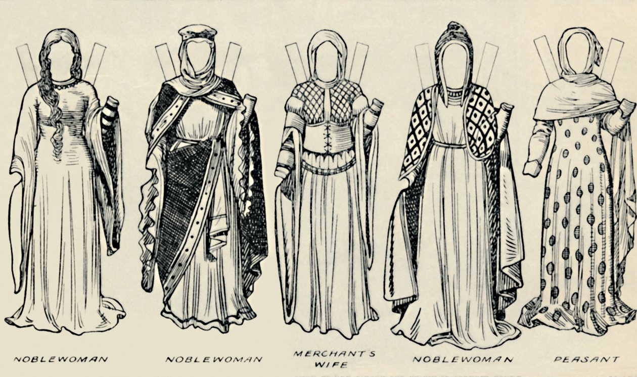 The Gallery of Historic Costume: The Dresses Worn in the Days of Richard I, c1934 av Unbekannt