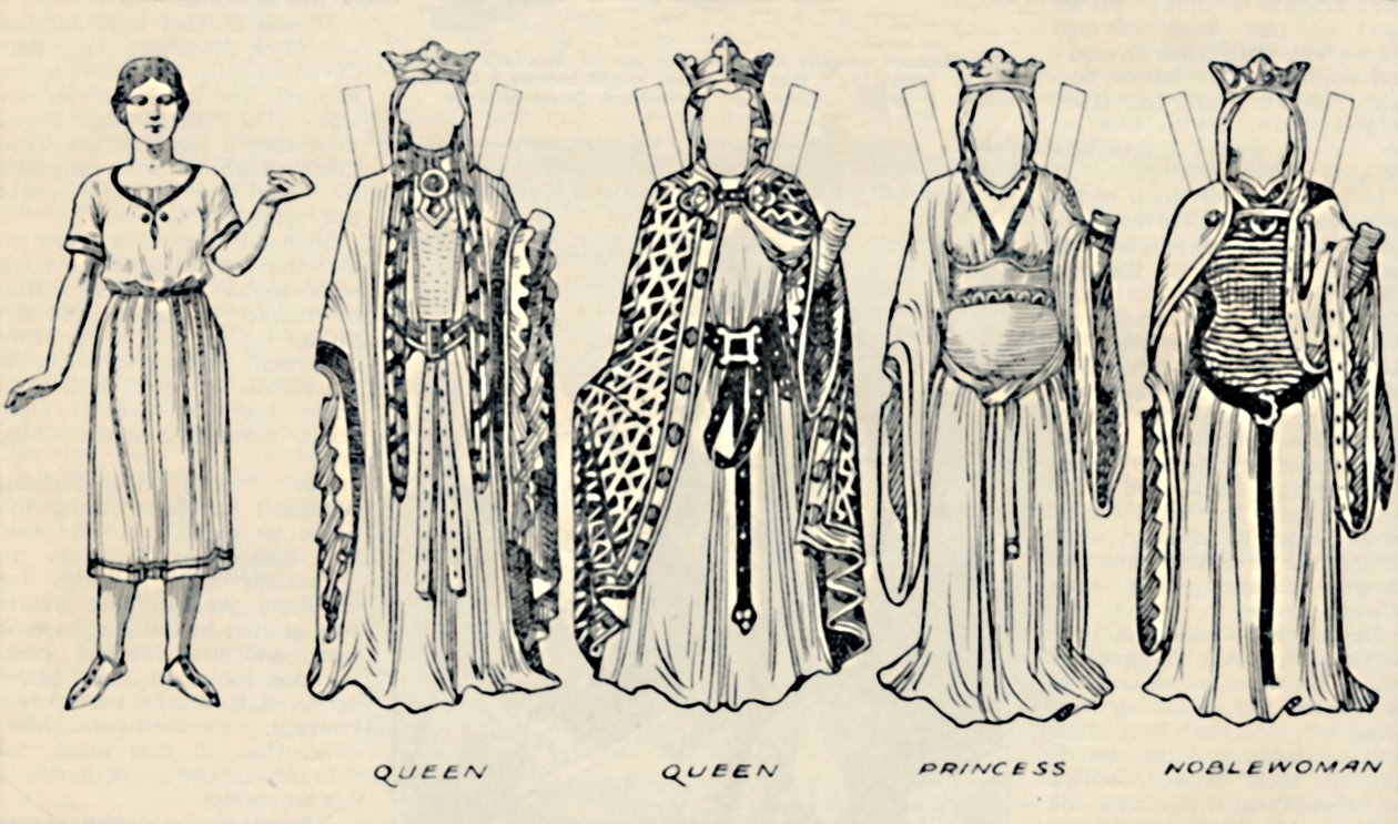 The Gallery of Historic Costume: The Dresses Worn in the Days of Richard I, c1934 av Unbekannt