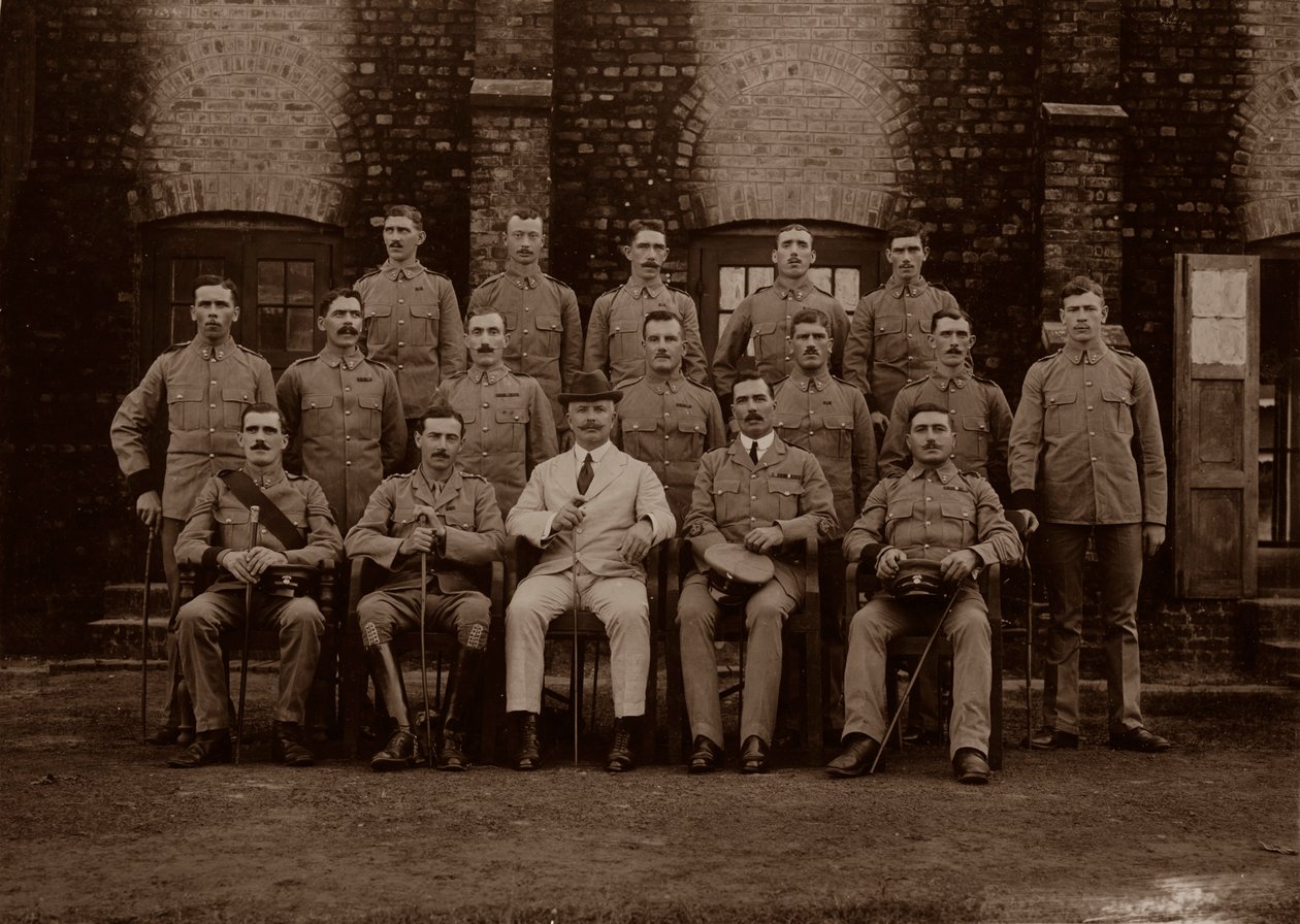 Garnisonpolitiet til 1st Royal Munster Fusiliers, Rangoon, Burma, 1913 av Unbekannt