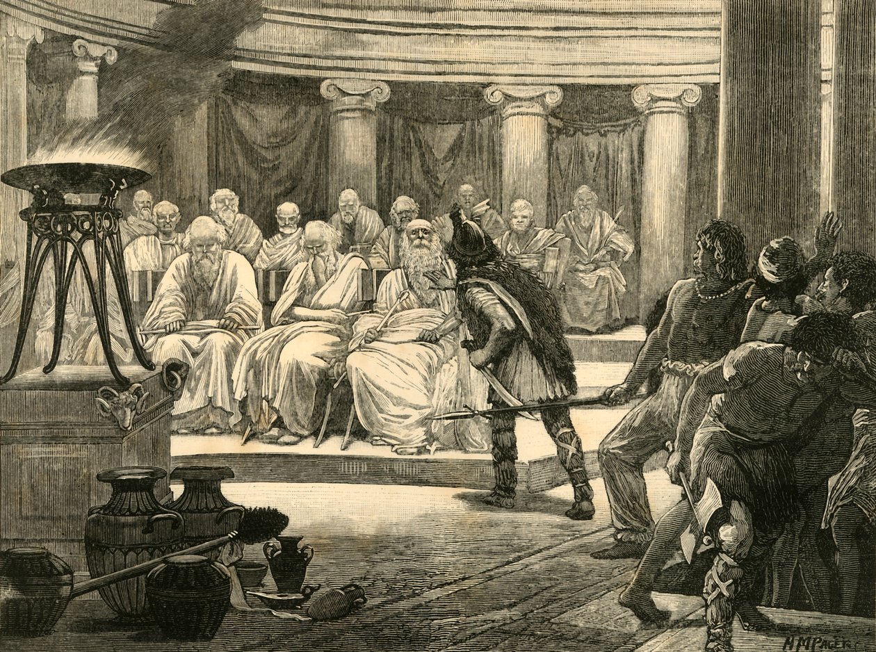 Gallerne i Roma, 1890. av Unbekannt