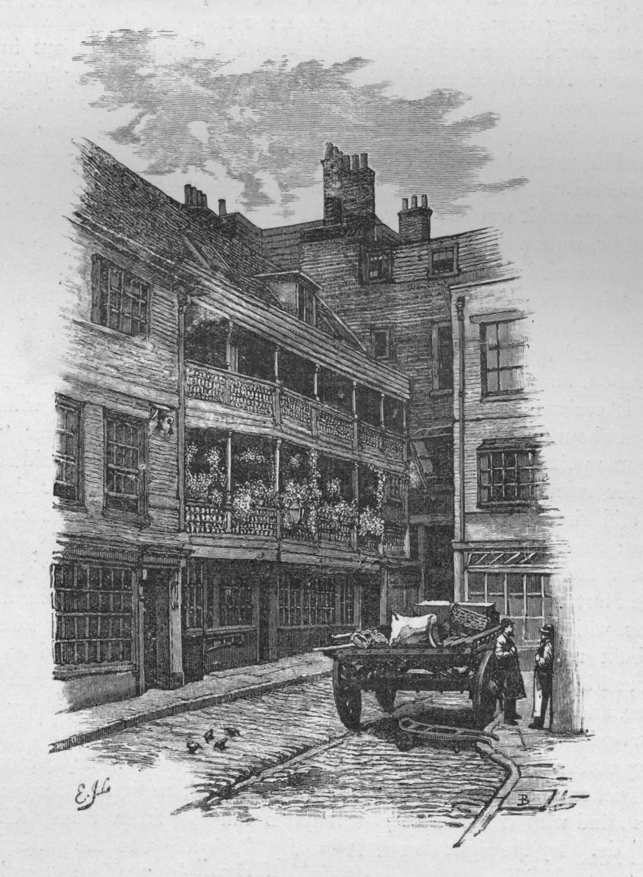 The George Inn, Borough, 1890 av Unbekannt