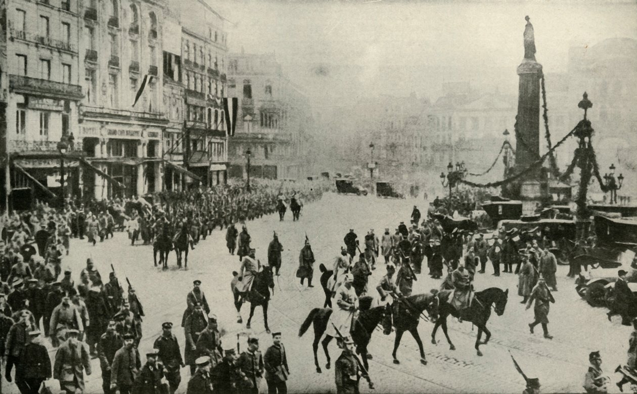 Den tyske okkupasjonen av Lille, 1914, 1919. av Unbekannt