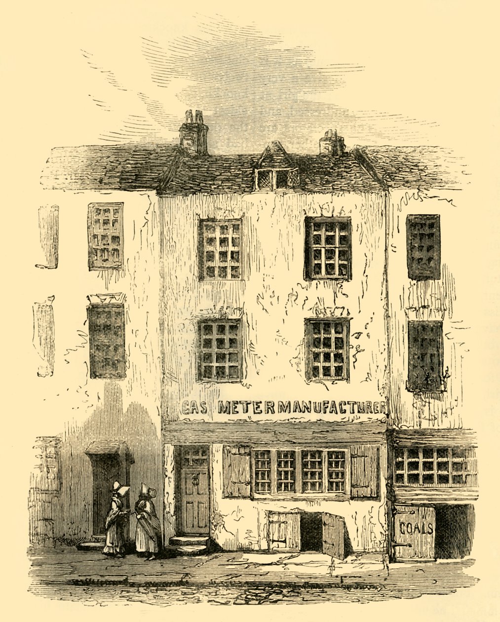 The Ghosts House i Cock Lane, c1872. av Unbekannt