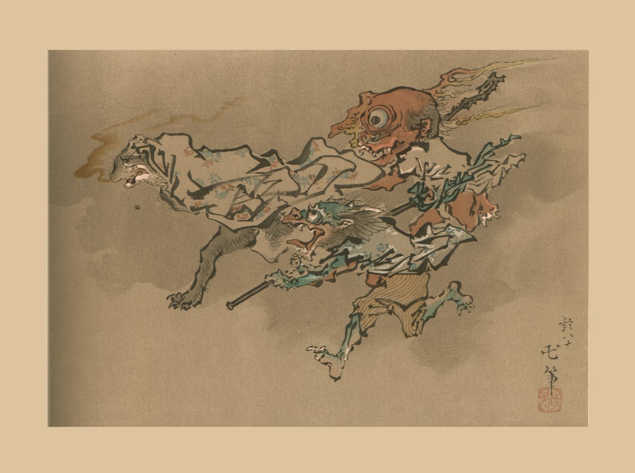The Goblin Flight, slutten av 1700-begynnelsen av 1800-tallet, 1886 av Unbekannt