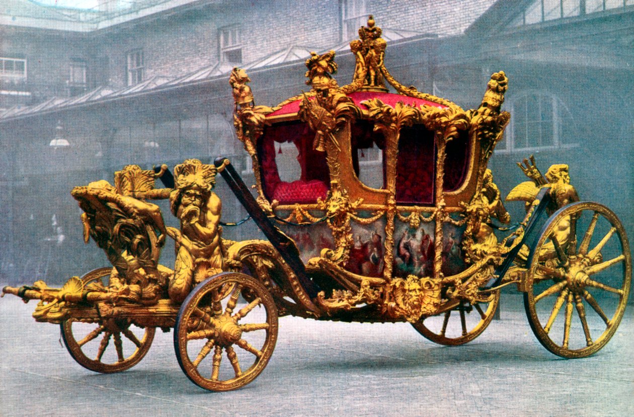 The Gold State Coach, 1762, 1937 av Unbekannt