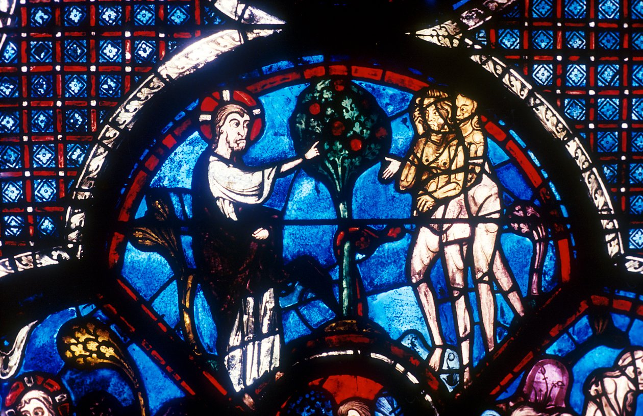 The Good Samaritan Window, Chartres-katedralen, Frankrike, 1200-tallet av Unbekannt