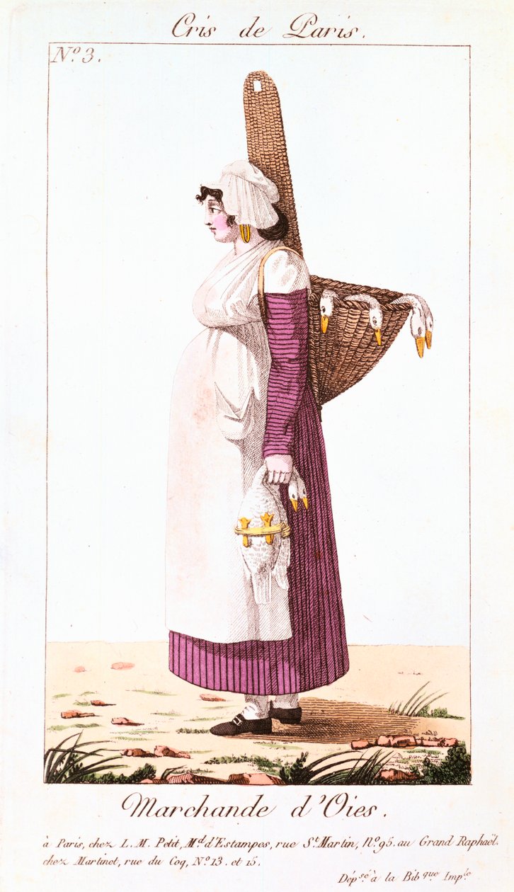 Gåseselgeren, 1826 av Unbekannt