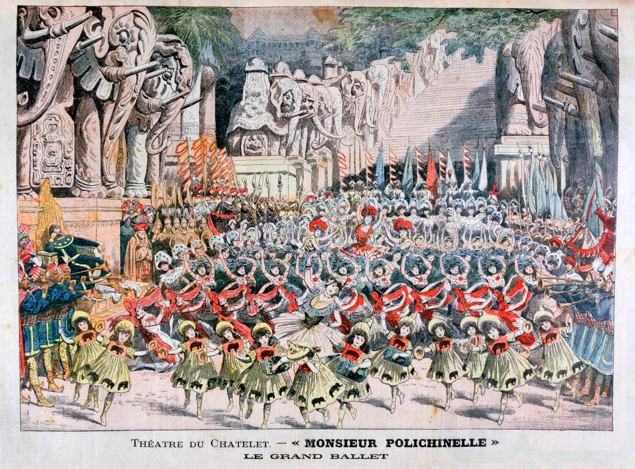 The Grand Ballet, Theatre du Chatelet, Paris, 1904 av Unbekannt