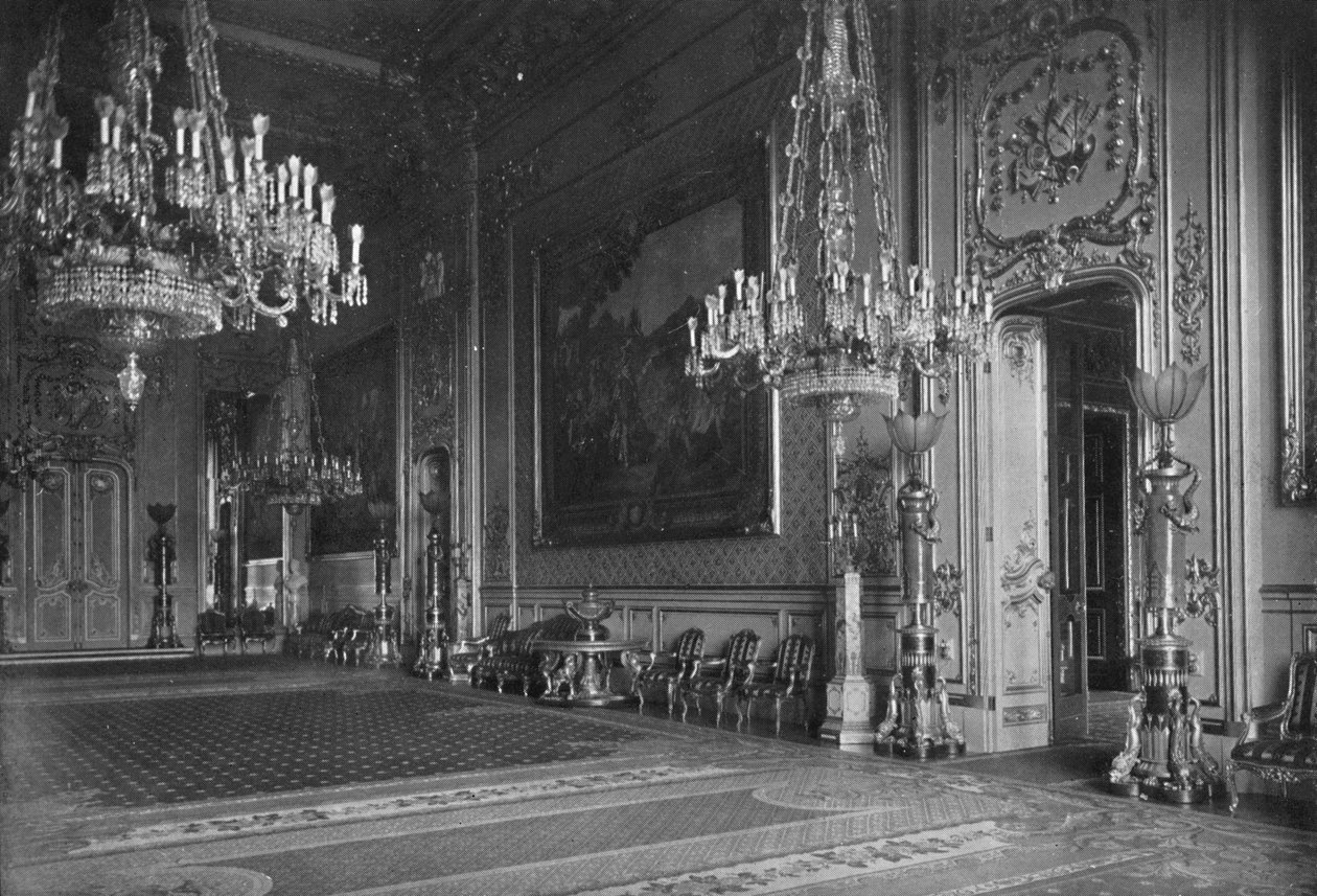 The Grand Reception Room, Windsor Castle, 1912, 1939 av Unbekannt
