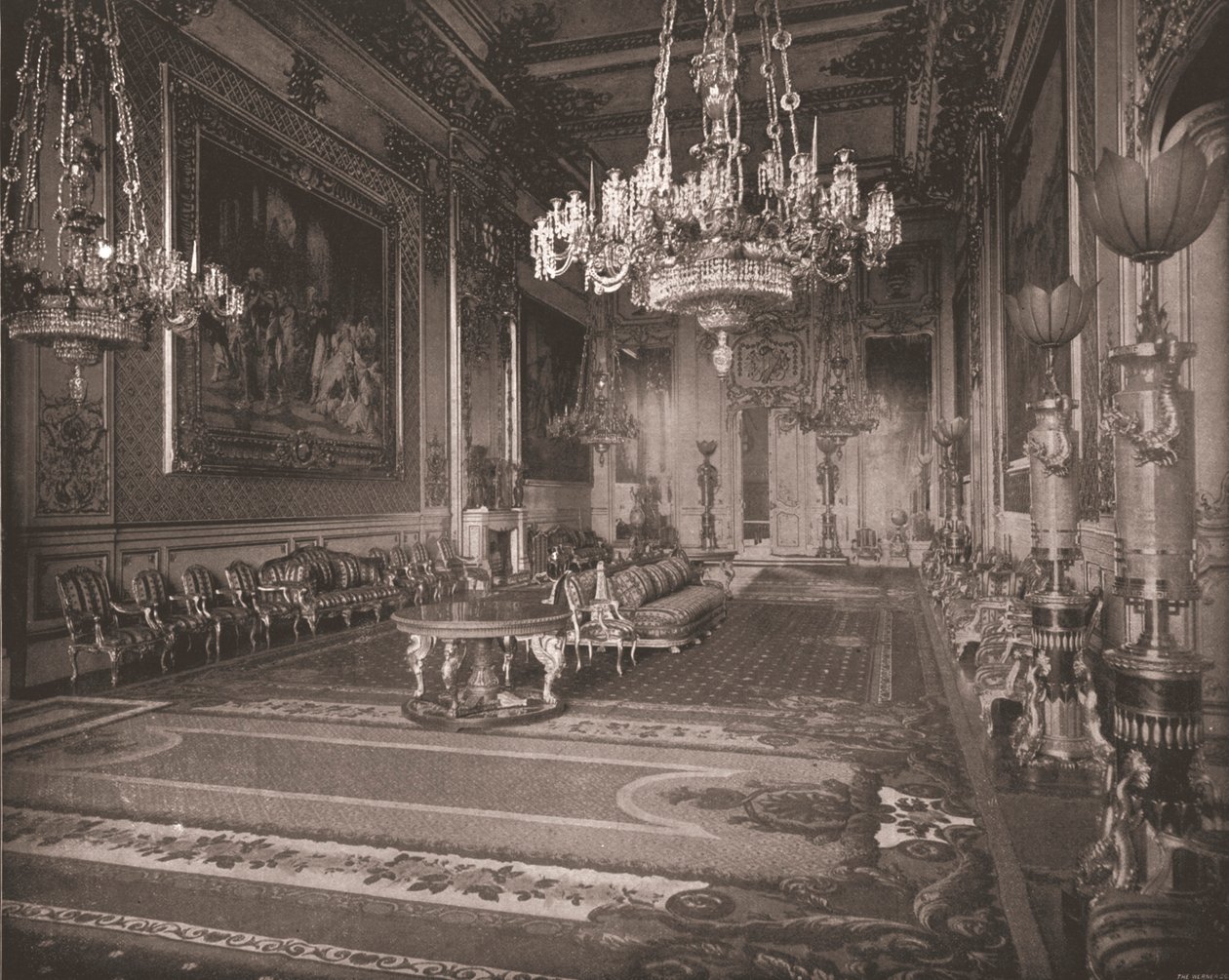 The Grand Reception Room, Windsor Castle, Berkshire, 1894. av Unbekannt