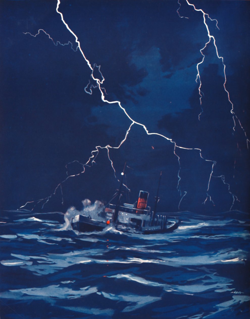 The Grandeur of the Lightning Flash, 1935 av Unbekannt
