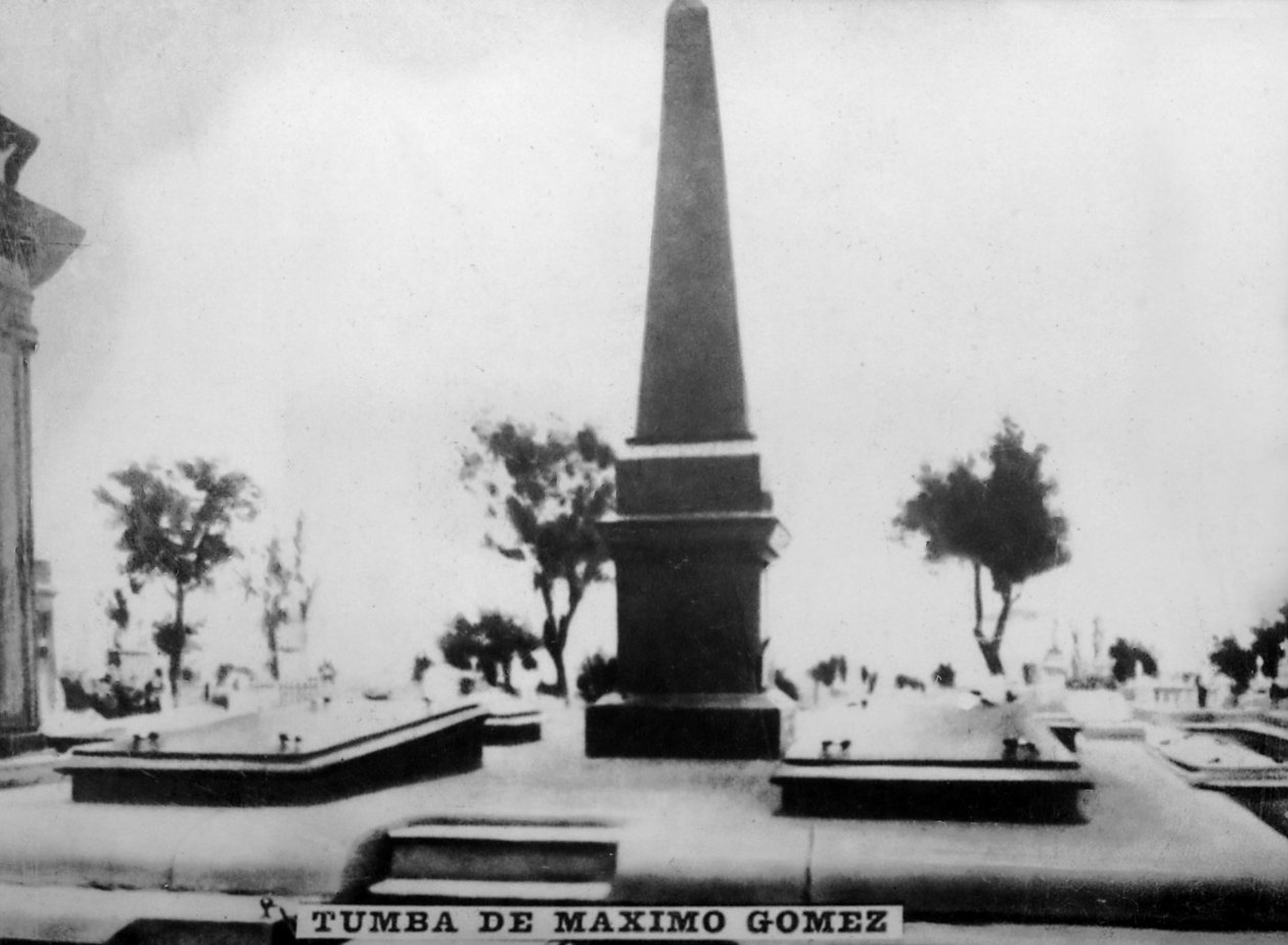 Graven til Maximo Gomez, 1920-tallet av Unbekannt