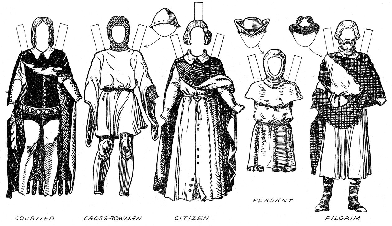 The Great Gallery of British Costume: Dress Worn In Edward The Thirds Reign, c1934 av Unbekannt