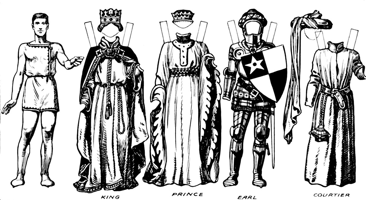 The Great Gallery of Historic Costume: How People Dressed in Henry IVs Reign, c1934 av Unbekannt