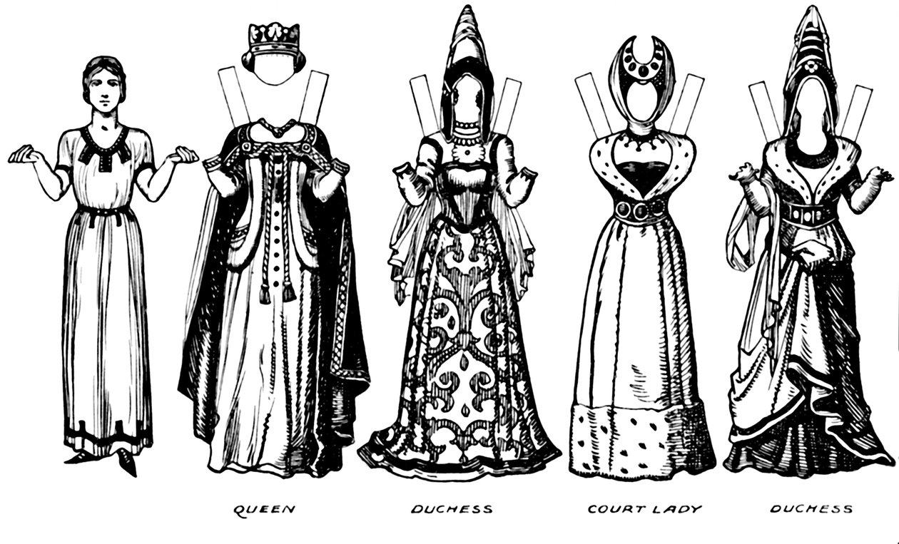 The Great Gallery of Historic Costume: How People Dressed in Henry IVs Reign, c1934 av Unbekannt