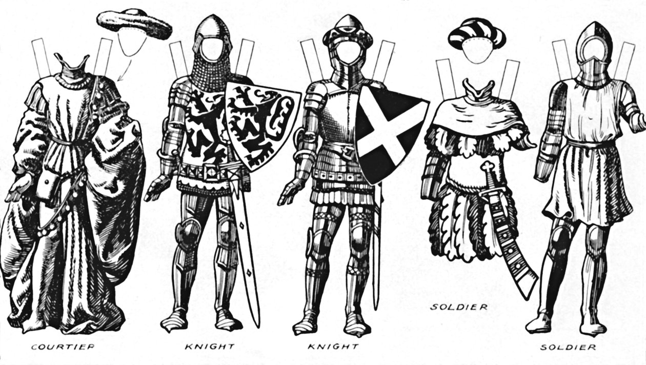 The Great Gallery of Historic Costume: How People Dressed in Henry IVs Reign, c1934 av Unbekannt