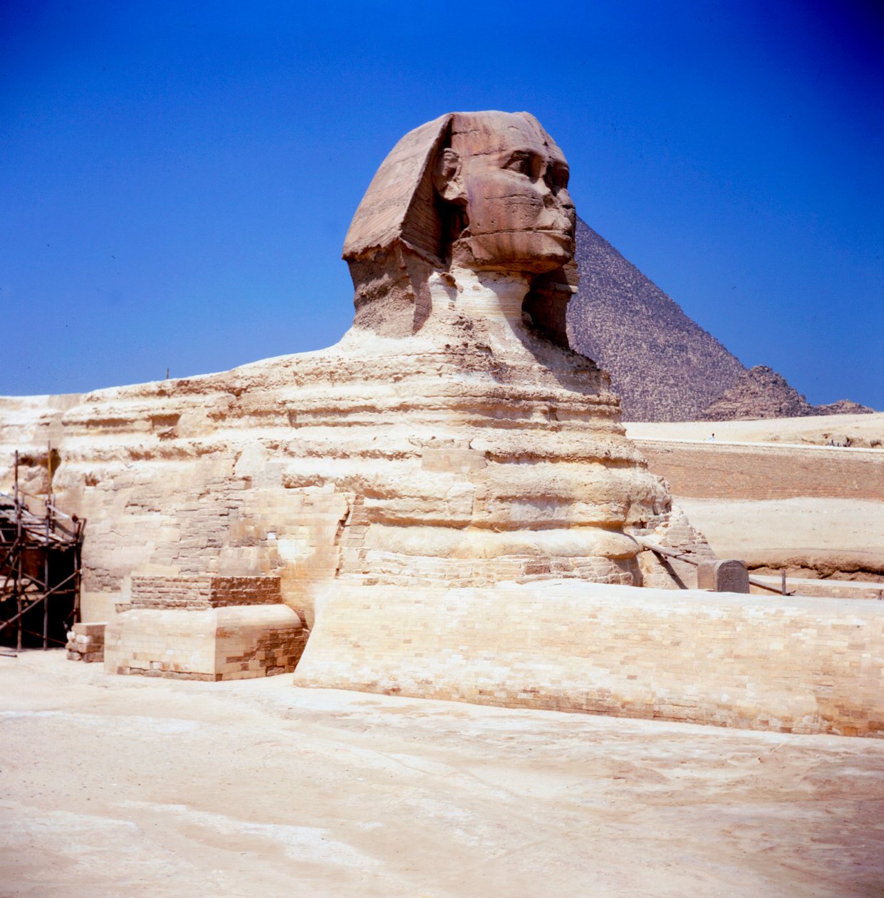 Den store sfinksen ved Giza, gammel egyptisk, c2550 f.Kr av Unbekannt