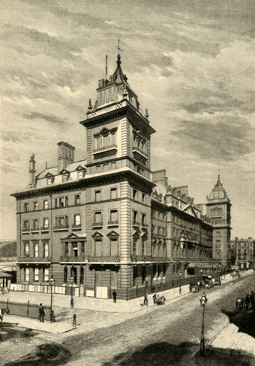 The Great Western Hotel, Paddington, c1876. av Unbekannt