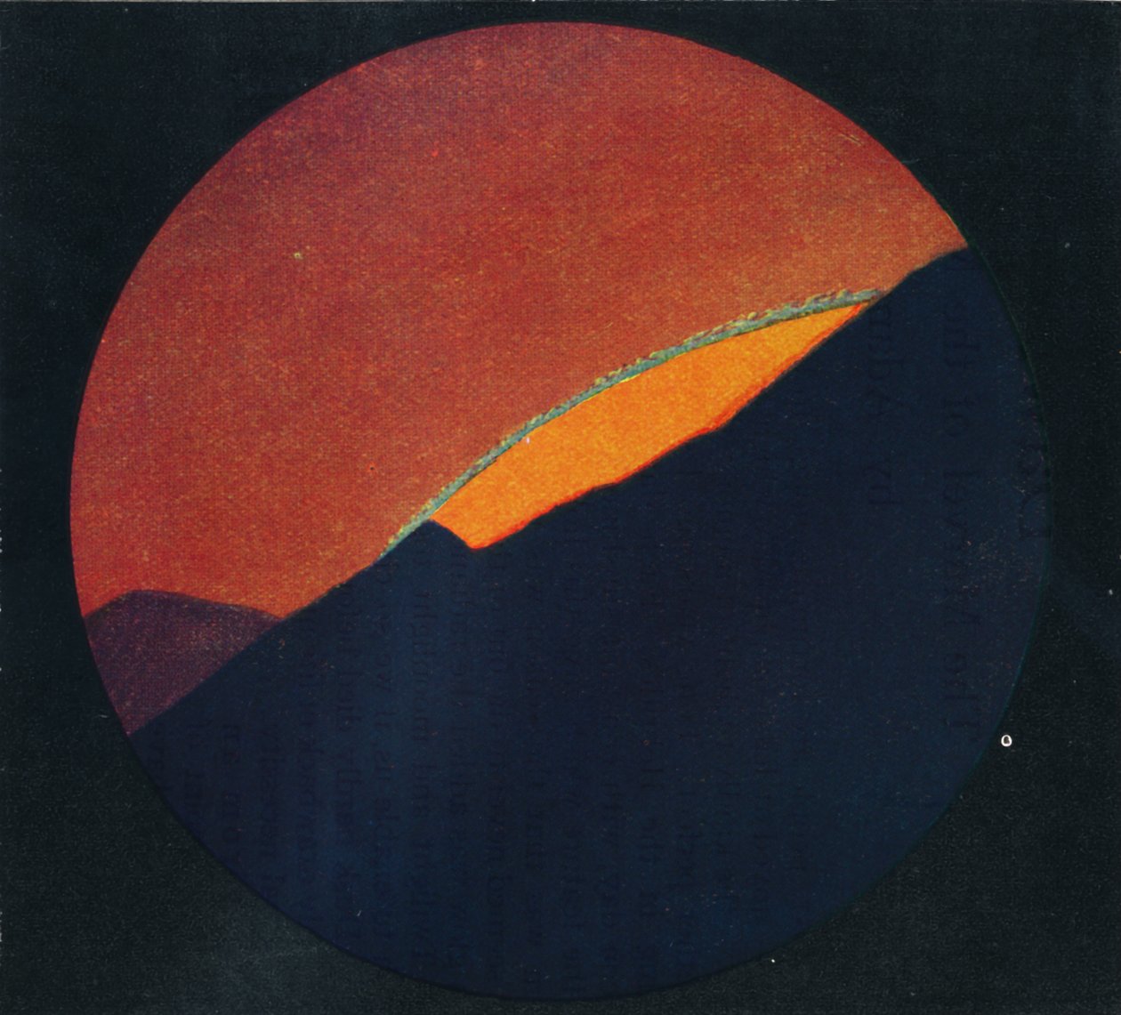 Det grønne blinket ved solnedgang, sjeldneste prismatisk farge brutt av atmosfæren, c1935 av Unbekannt