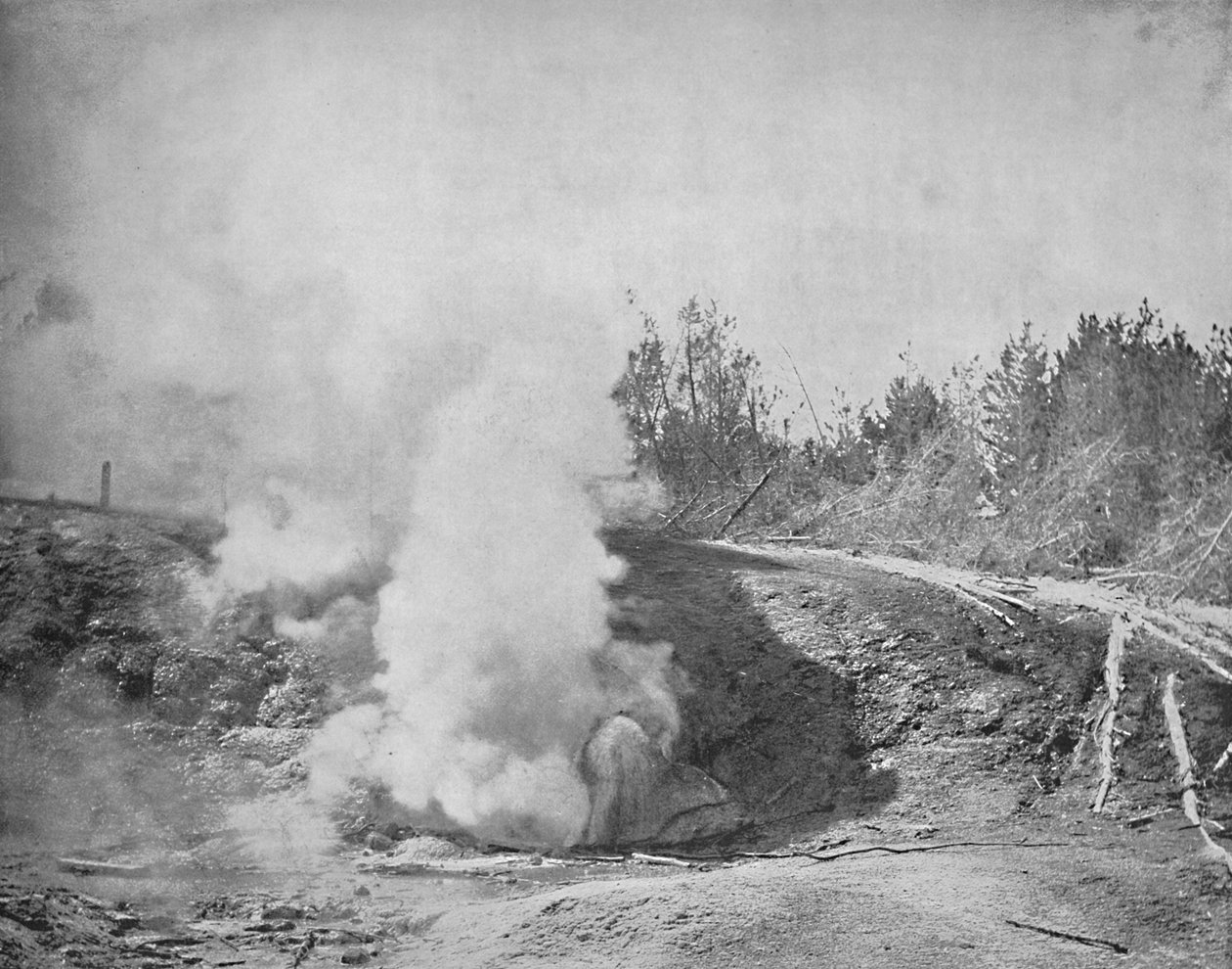 The Growler, Norris Geyser Basin, Yellowstone Park, c1897. av Unbekannt