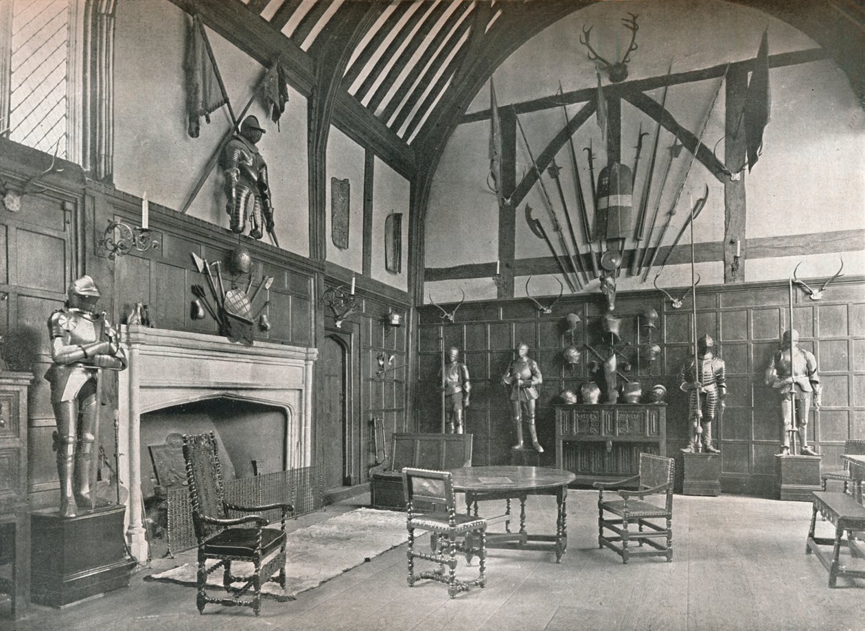 Hallen på Ockwells Manor, 1905 av Unbekannt