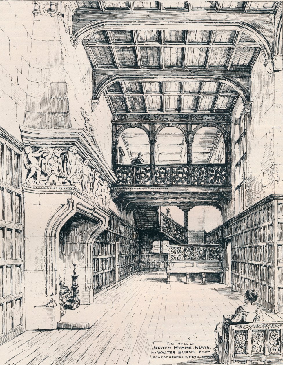 The Hall of North Mymms, Herts, 1898 av Unbekannt