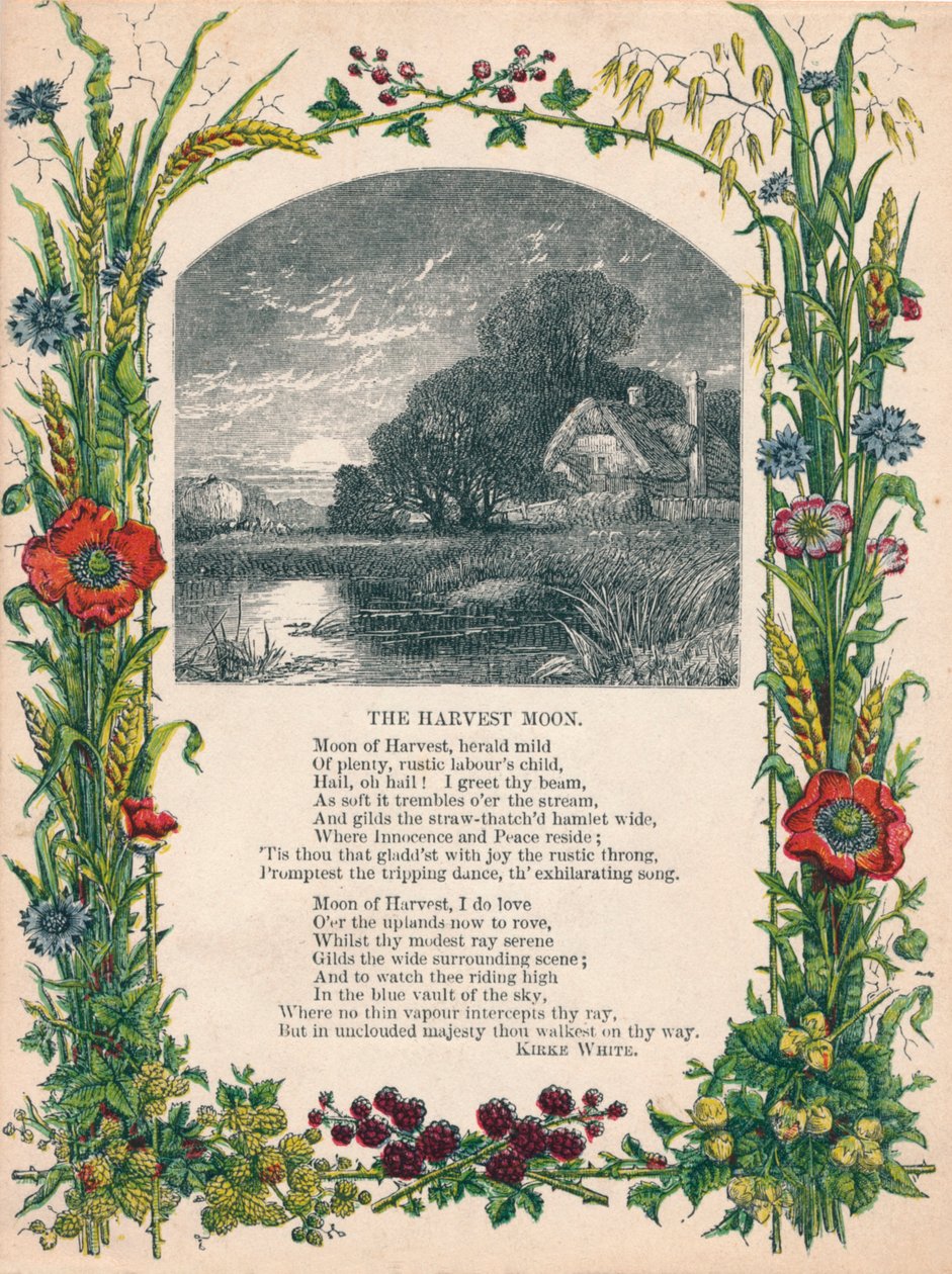 The Harvest Moon av Kirke White, ca 1900 av Unbekannt